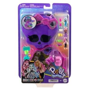 Polly Pocket Monster High School Playset with 3 Micro Dolls & Accessories NEW